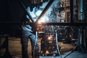 image of fabricated steel office fit-out here | Custom Fabrication